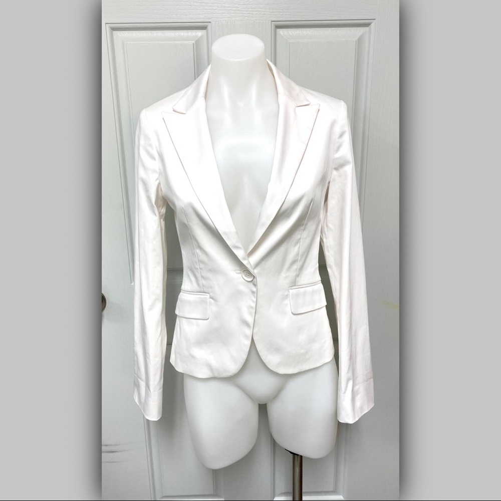 Express white one button blazer NWT size 0